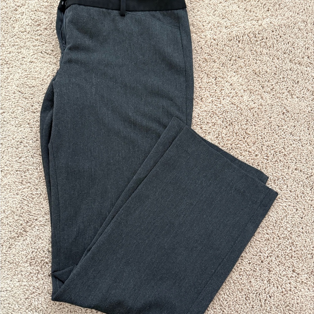 Express Editor Charcoal Dress Pants